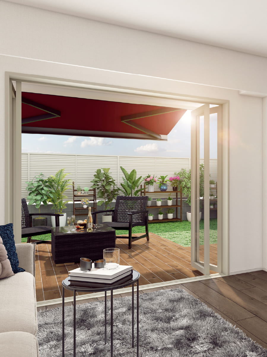 オーナーズリビングテラスパース　施工例